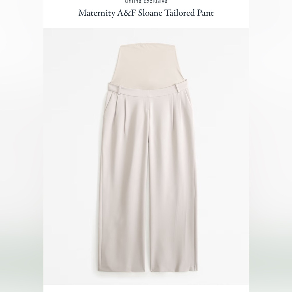 Maternity A&F Sloane Tailored Pant